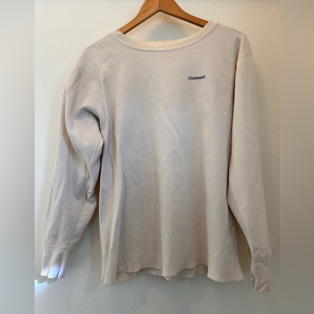 Carhartt Long sleeve Henley Thermal Shirt Vintage